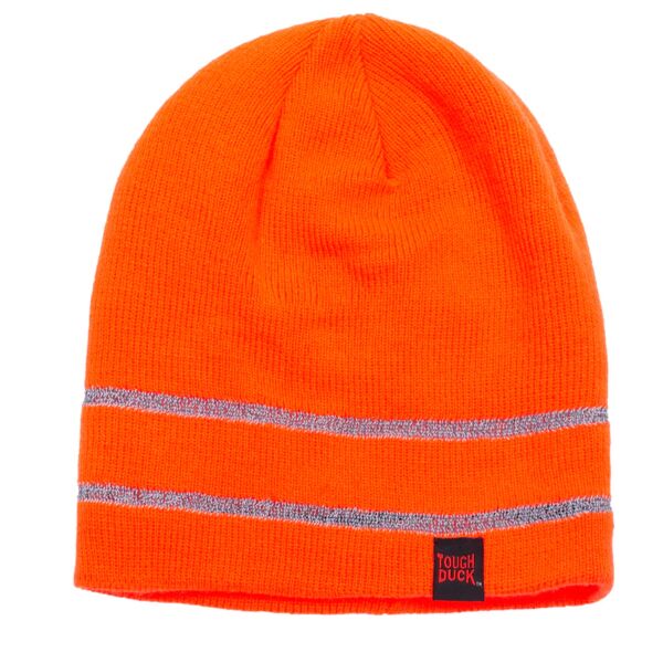 Woolwich - Acrylic Knit Cap with Reflective Stripe Thumbnail